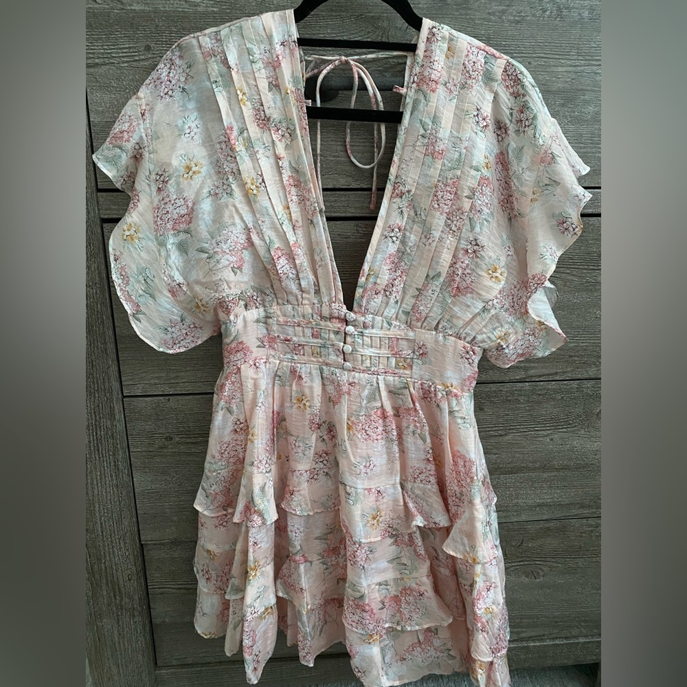 Storia Pink Mini Dress